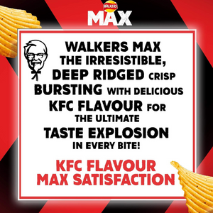 Walkers MAX KFC Original Recipe Chicken Crisps 140g
