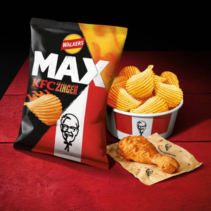 Walkers MAX KFC Zinger Crisps 140g