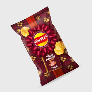 Walkers Pigs in Blankets Crisps 5 Pack 125g