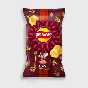 Walkers Pigs in Blankets Crisps 5 Pack 125g