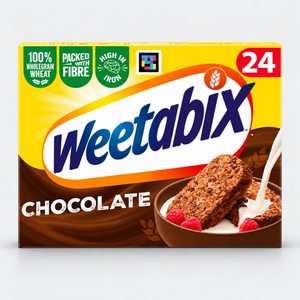 Weetabix Chocolate Breakfast Cereal 24 Biscuits