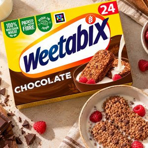 Weetabix Chocolate Breakfast Cereal 24 Biscuits