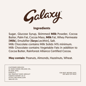 Galaxy Caramel & Milk Chocolate Twin Bar - 48g